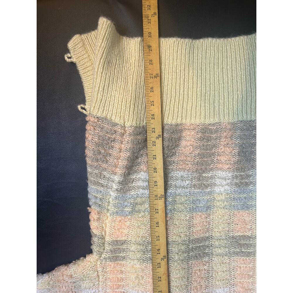 Vintage Appointments Boho Cottage Sweater Women Size Large Pastel Cottagecore - Picture 8 of 8